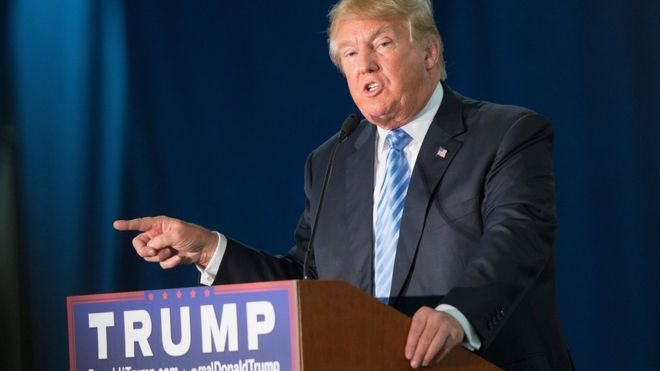 Donald Trump entering the UK ban petition passes 100,000
